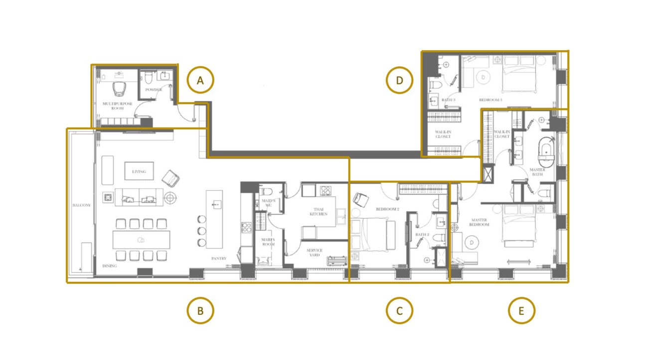 Unit Recommended : InterContinental Residences Bangkok Asoke 24
